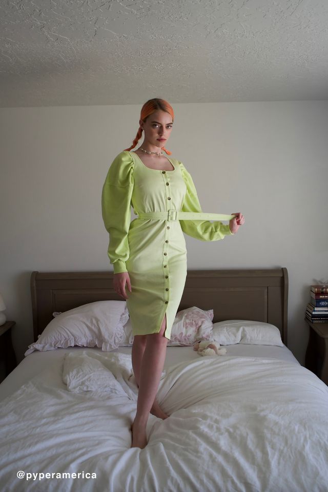 Robe Mi-Longue Ceinturée Maxwell de Just Female #1