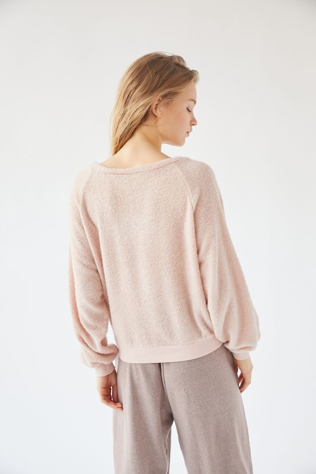 Honeydew Intimates Sweet Retreat Fuzzy Terry Sweatshirt #1