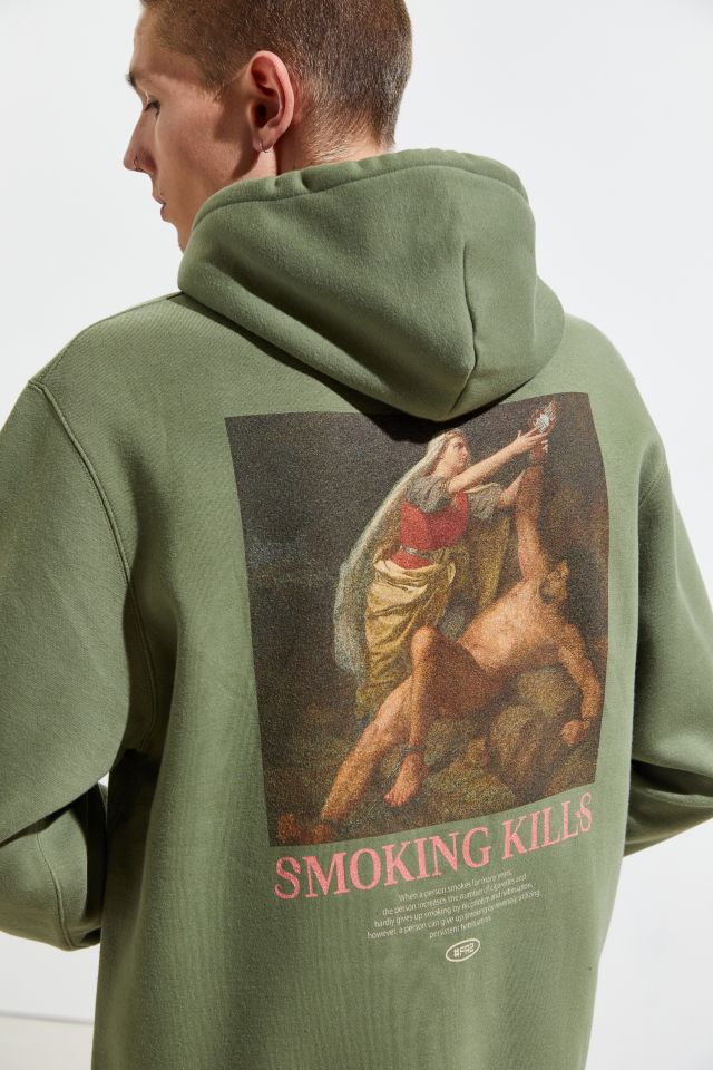 Fxxking Rabbits Smoking Kills Hoodie Sweatshirt | Urban Outfitters