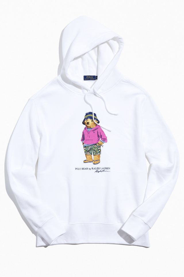 Polo Ralph Lauren Bear UO Exclusive Hoodie Sweatshirt | Urban Outfitters