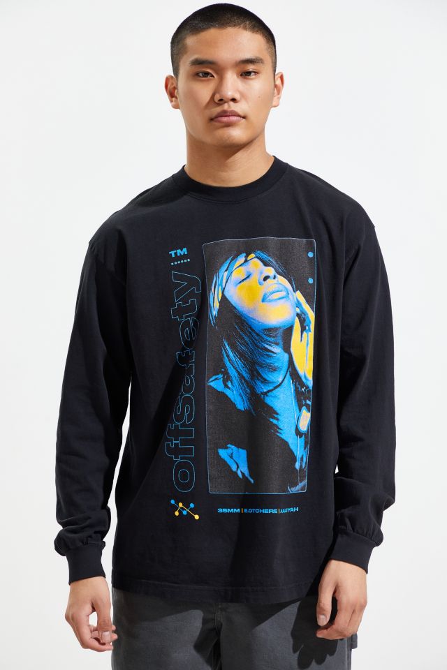 Off Safety X Aaliyah UO Exclusive Sunkist Long Sleeve Tee | Urban ...