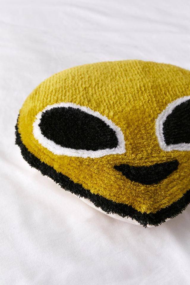 Alien Tufted Throw Pillow #3