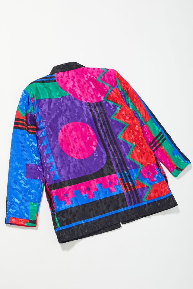 Vintage Printed Silky Blazer  #2