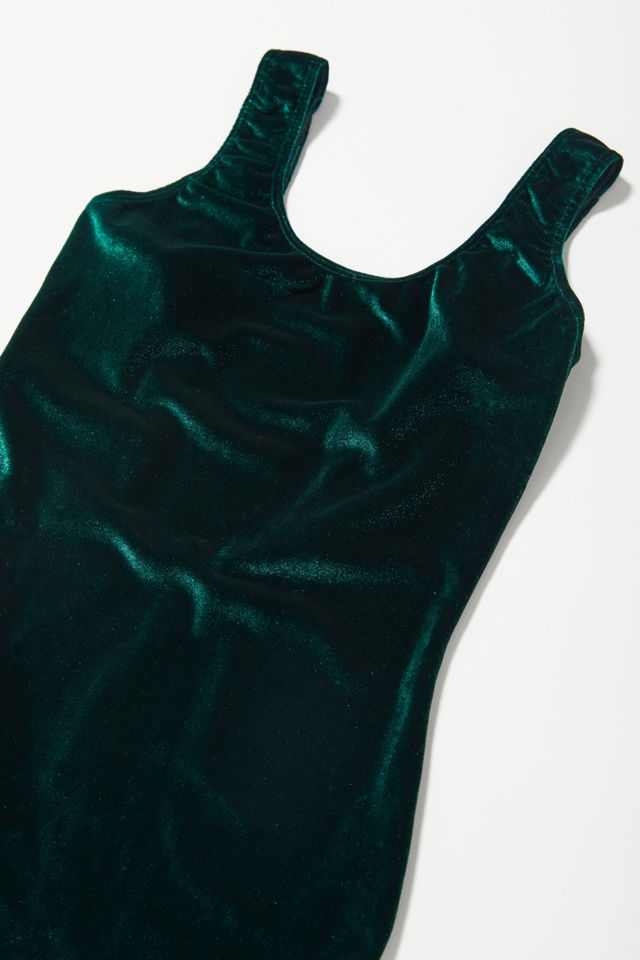 Vintage Scoop Back Velvet Mini Dress | Urban Outfitters