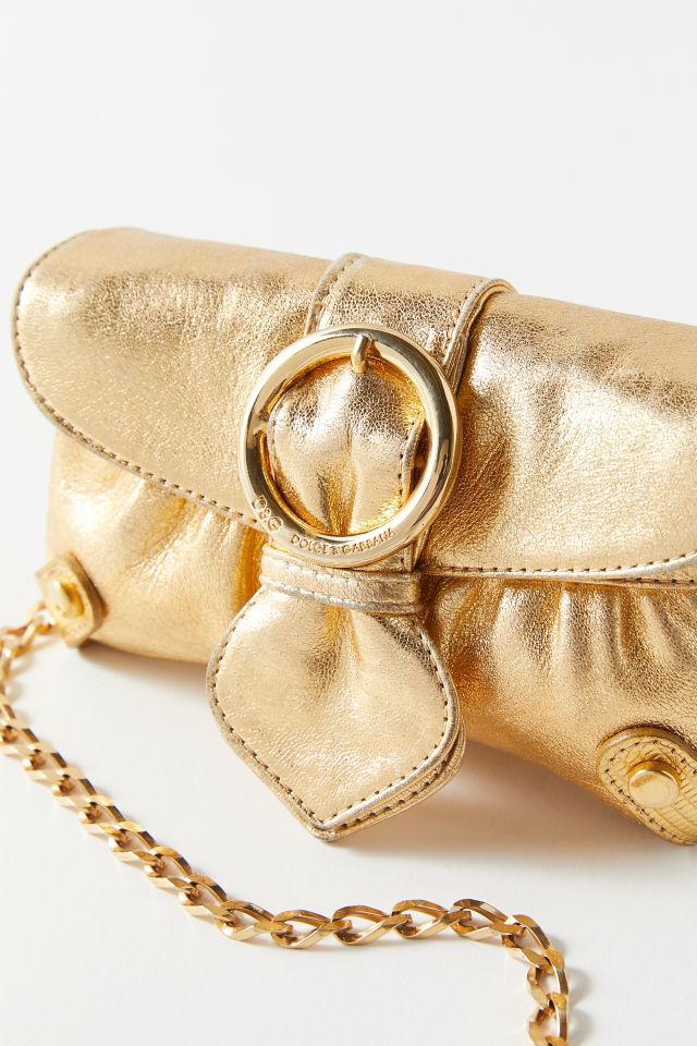 Vintage Dolce & Gabbana Gold Mini Wallet Bag   #1