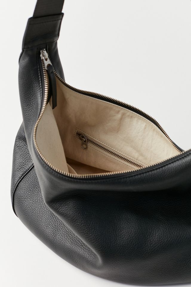 BAGGU Large Crescent Leather Shoulder Bag #3