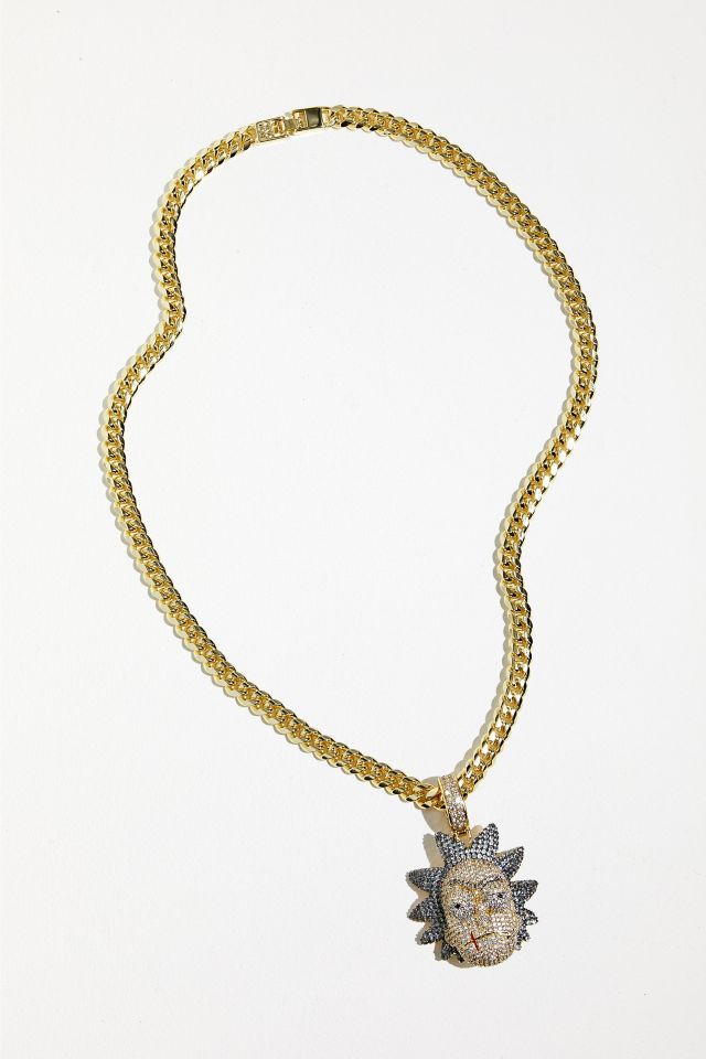 King Ice Rick And Morty Evil Rick Necklace   #3