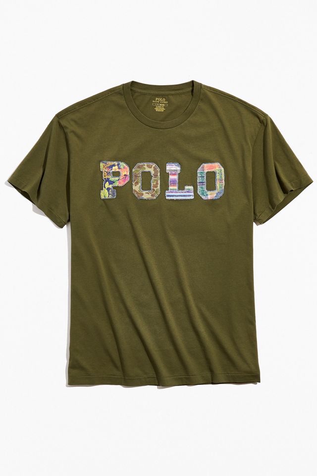 Polo Ralph Lauren Patch Letters Tee | Urban Outfitters