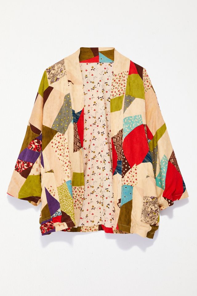 Kimchi Blue Oversized Patchwork Jacket  #4