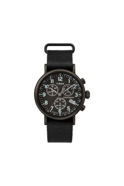 Timex standard chronograph 41mm fabric strap watch store