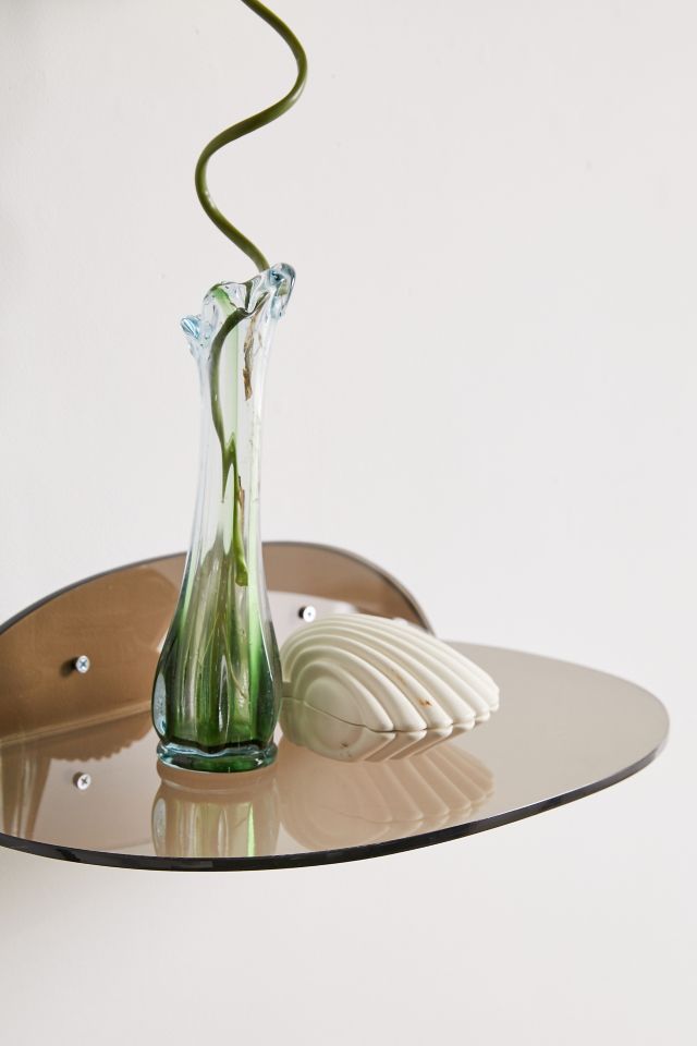 Large Acrylic Half Moon Wall Shelf #2