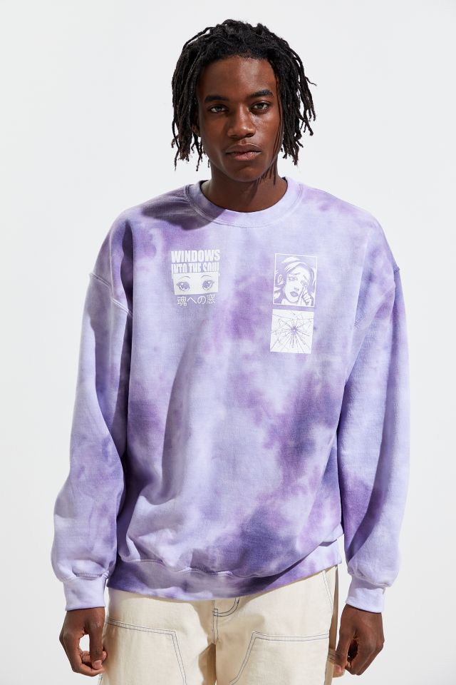 Sweat-Shirt Ras Du Cou Tie-Dye Windows Into The Soul #1