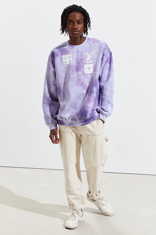 Sweat-Shirt Ras Du Cou Tie-Dye Windows Into The Soul #3