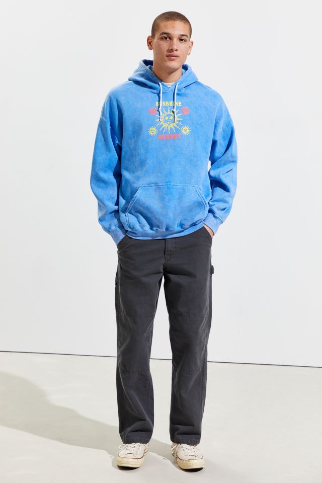 Urban Outfitters Mac Miller Dang! Hoodie Sweatshirt in Blue for Men