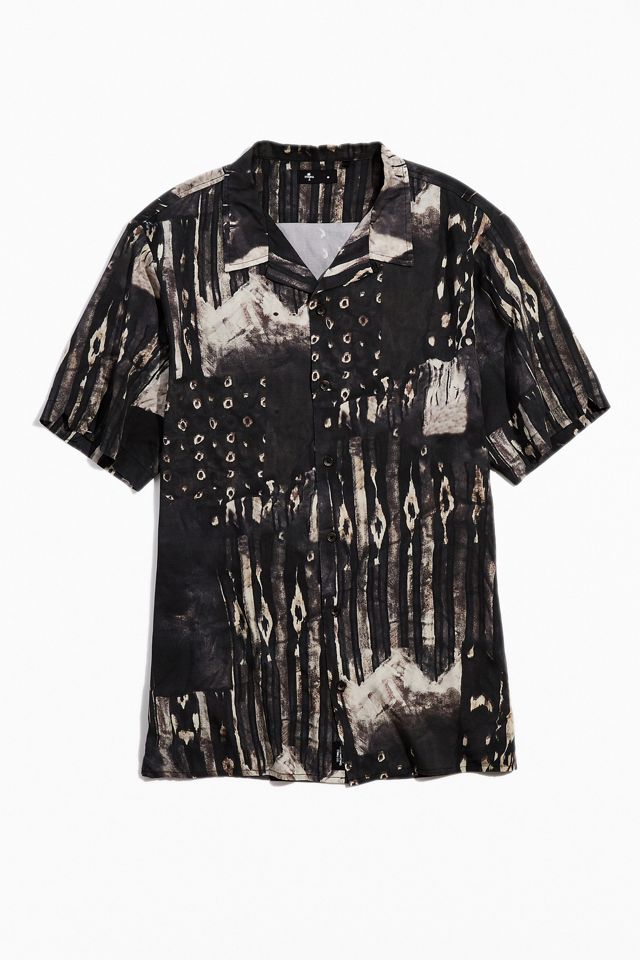 THRILLS Smear Short Sleeve Button-Down Shirt  #1