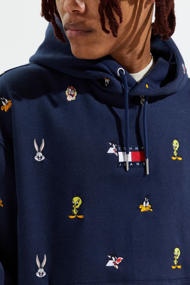 Tommy jeans x looney tunes hoodie hot sale