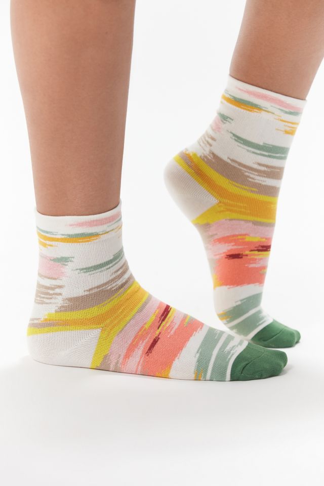 Multi-Colored Quarter Sock | Urban Outfitters