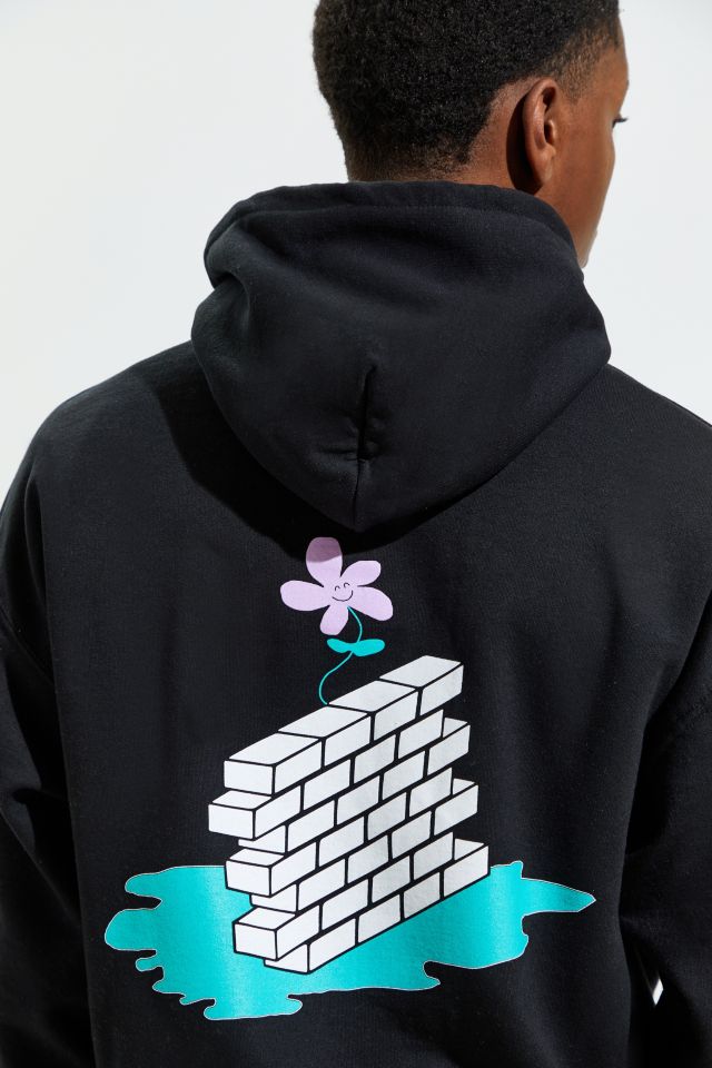 Embroidered Flower Hoodie Sweatshirt   #3