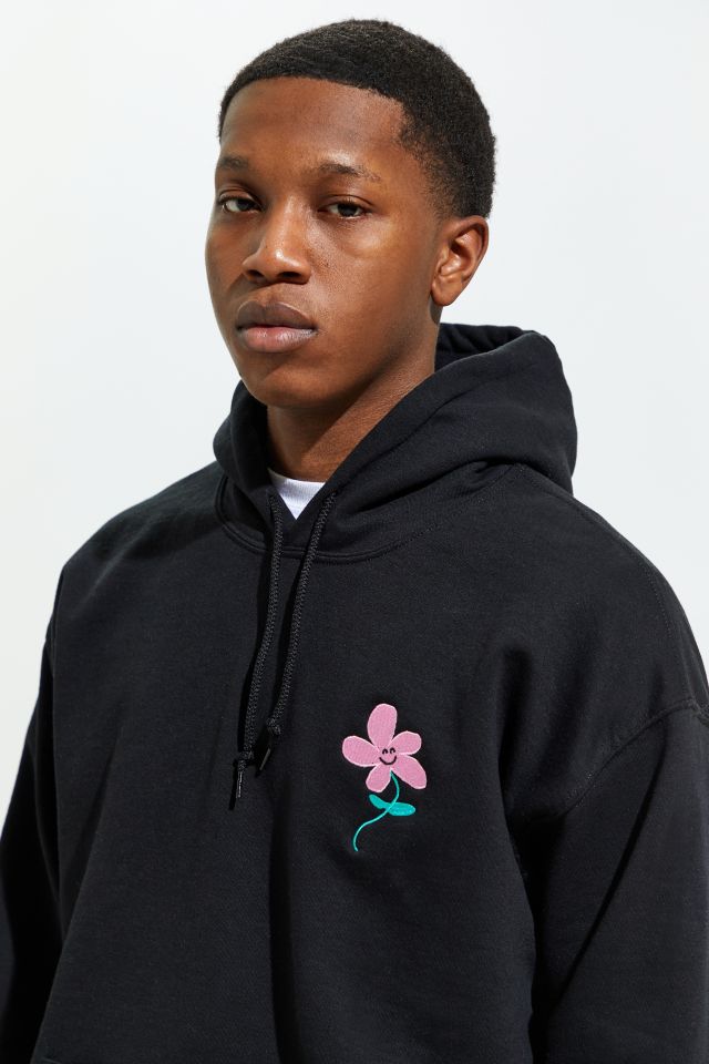 Embroidered Flower Hoodie Sweatshirt   #5