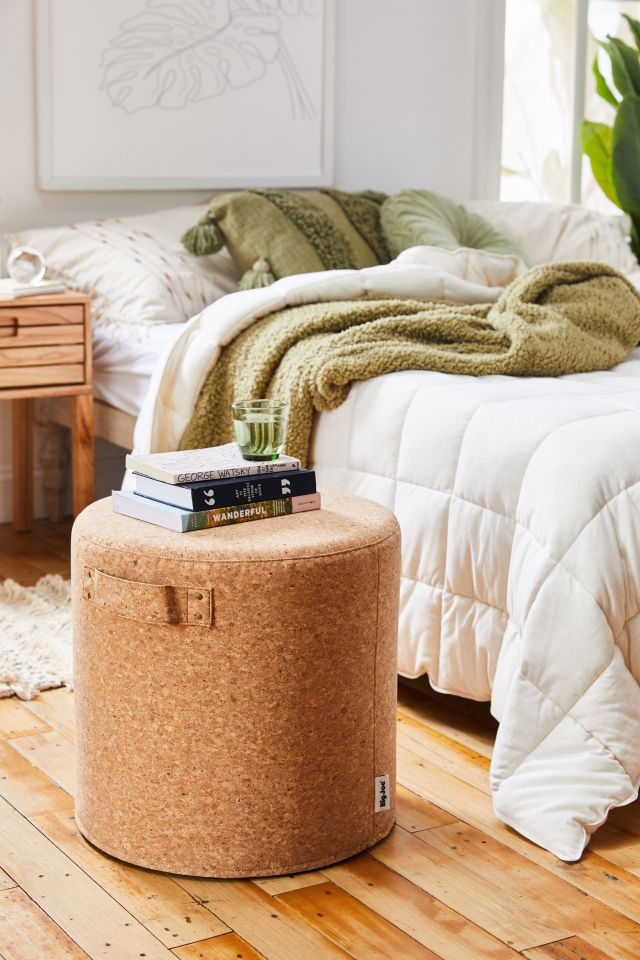 Round Cork Ottoman