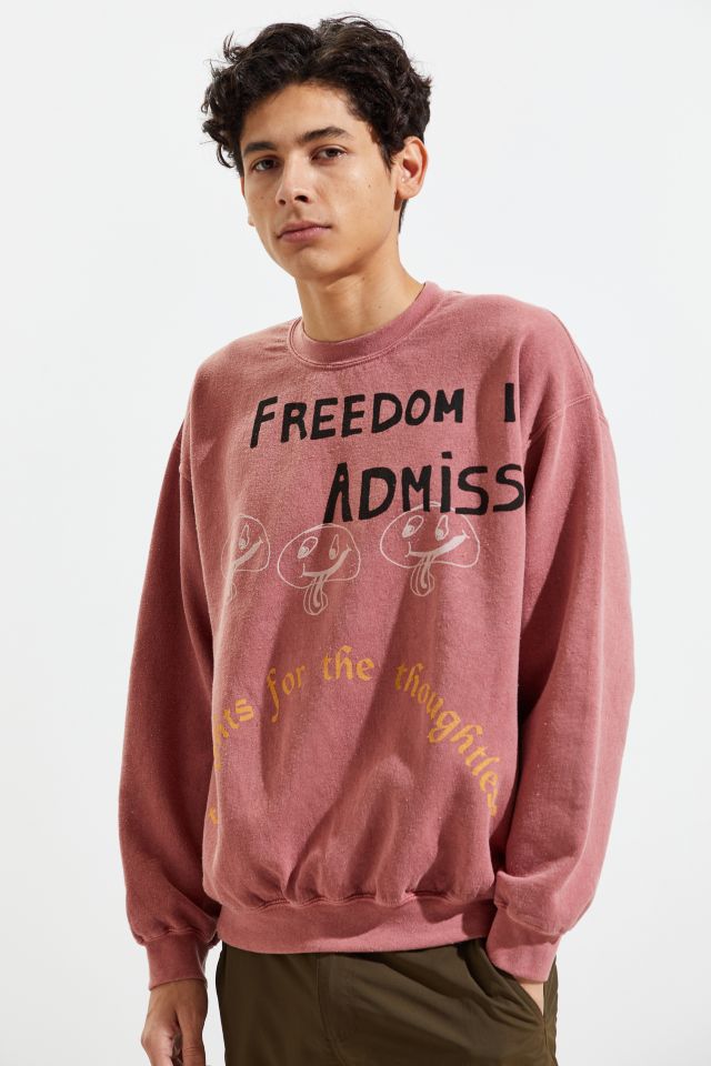 Admission Overdyed Crew Neck Sweatshirt #1