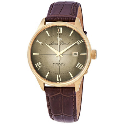 【XL】1piu1uguale3 × lucien pellat-finet Lucien Piccard Automatic Gold Dial Men's Watch LP-1881A-YG-016