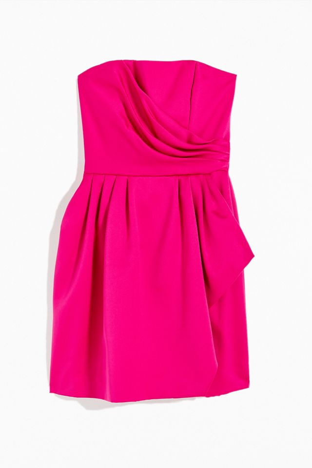 Vintage '80s Pink Strapless Party Dress | Urban Outfitters