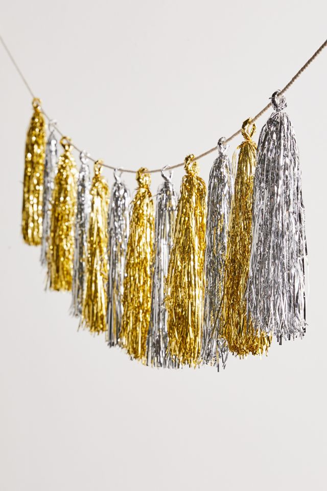 Gold And Silver Tassel Garland #2