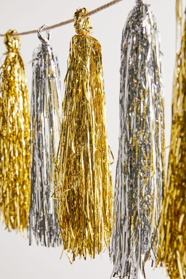 Gold And Silver Tassel Garland #3