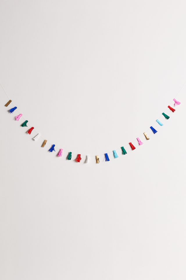 Multicolor Mini Tassel Garland #1