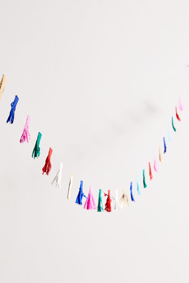 Multicolor Mini Tassel Garland #2