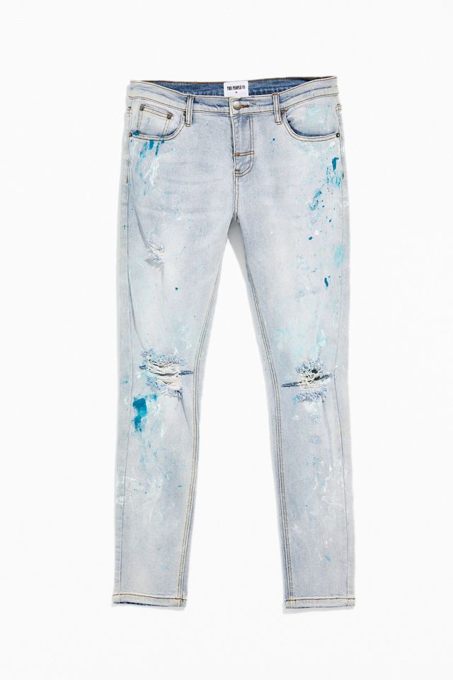 The People Vs. Pollock 1990 Destroyed Skinny Jean | Urban Outfitters