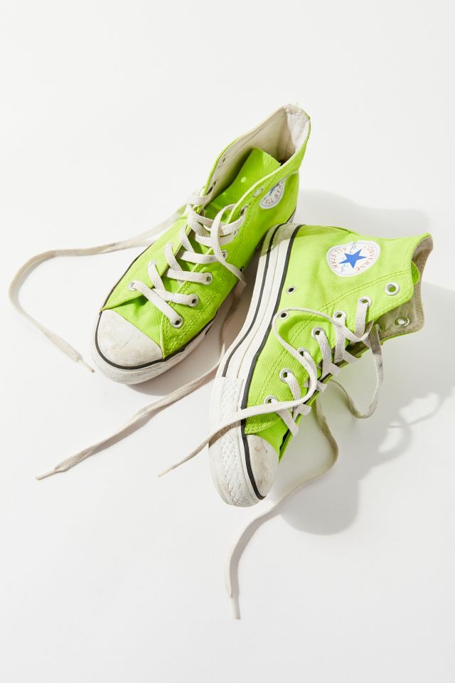 Converse lime hot sale