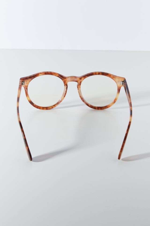 Arlo Plastic Round Blue Light Glasses #1