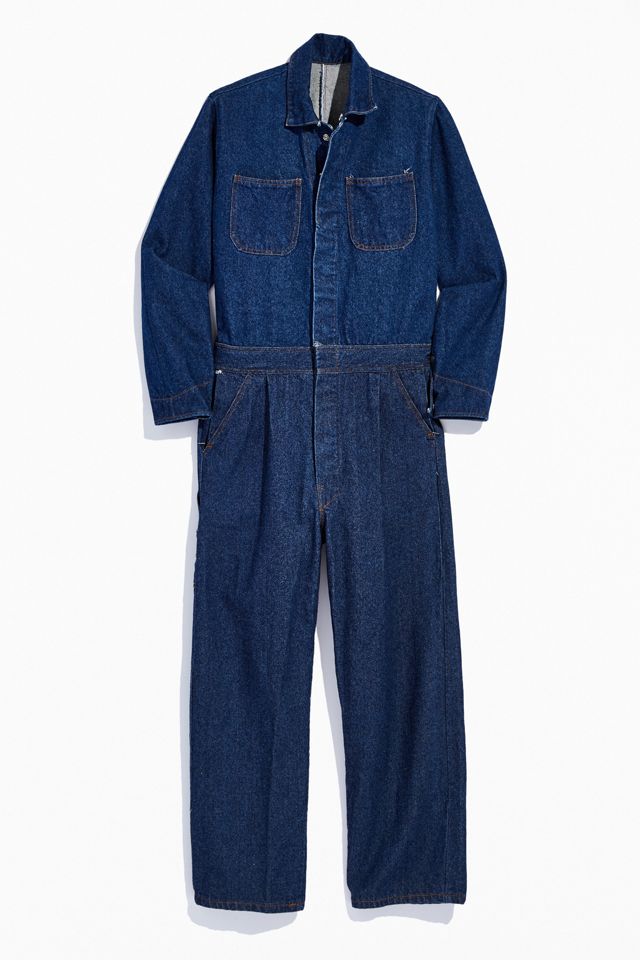 40’s Dark Blue Cotton Coverall by EG