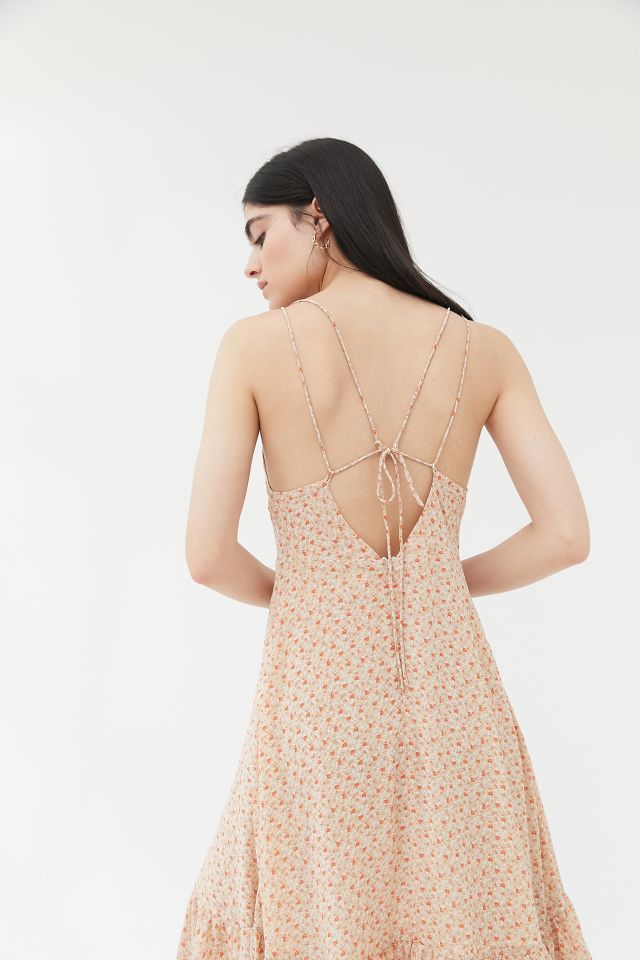 UO Sparklers Chiffon Midi Dress #4