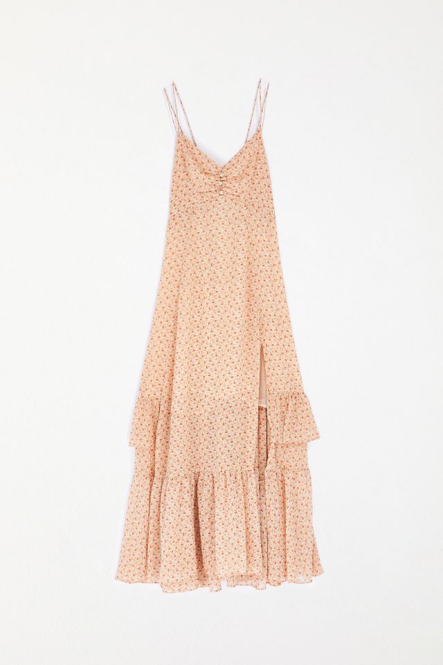 UO Sparklers Chiffon Midi Dress #5