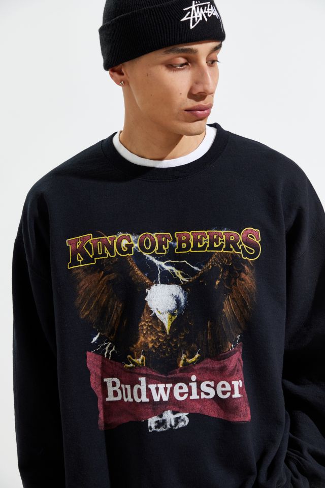 Sweat-Shirt Ras Du Cou Délavé Aigle Budweiser #3