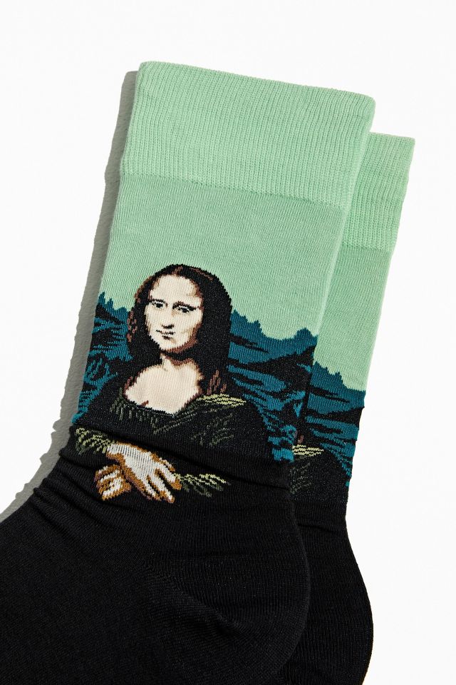 HOTSOX Da Vinci's Mona Lisa Crew Sock   #1