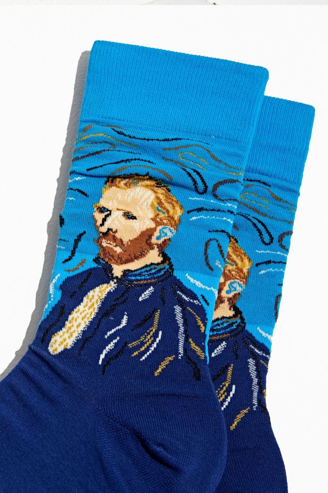 HOTSOX Van Gogh's Self Portrait Crew Sock  #1