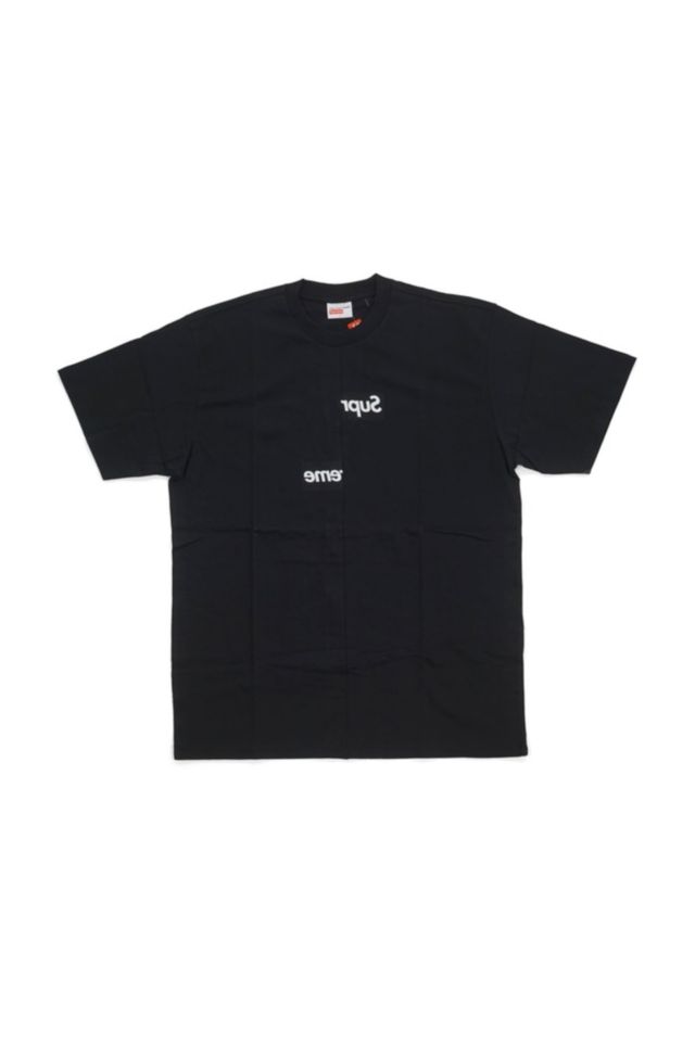 Cdg supreme box logo tee online