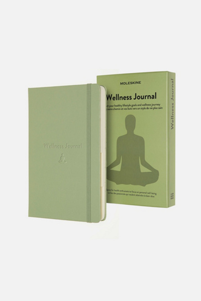 Moleskine Wellness Hard Cover Journal in Green at Urban Outfitters