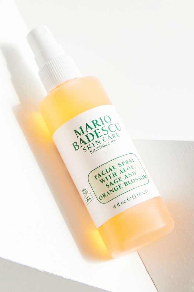 Mario Badescu Facial Spray With Aloe, Sage And Orange Blossom 4 oz ...