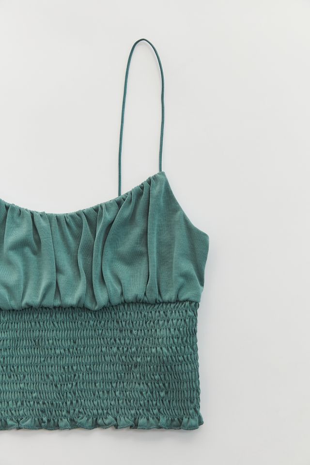 UO Emma Cupro Smocked Cami #2