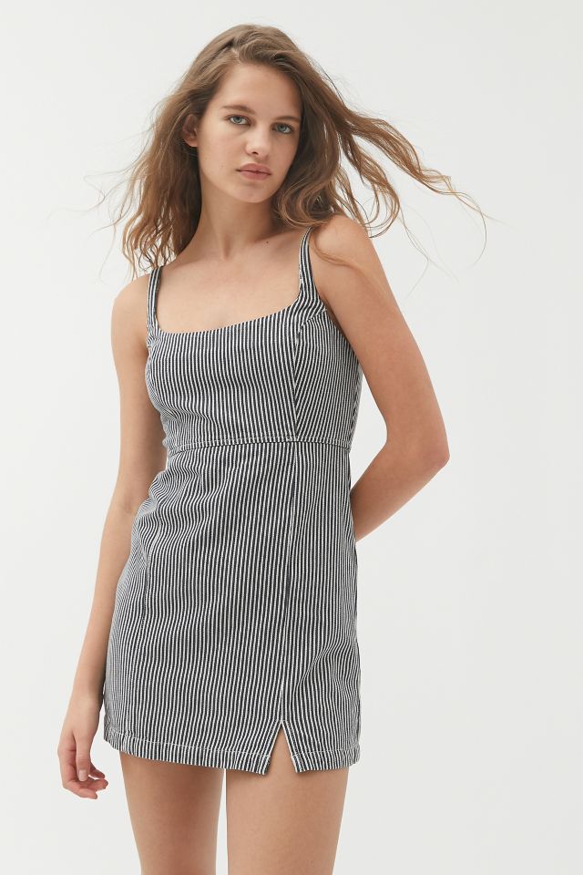BDG Hudson Pinstripe Denim Mini Dress #3