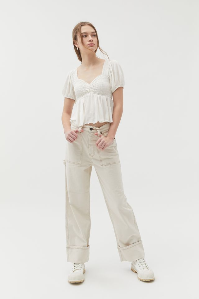 UO Angelo Smocked Bodice Top #3