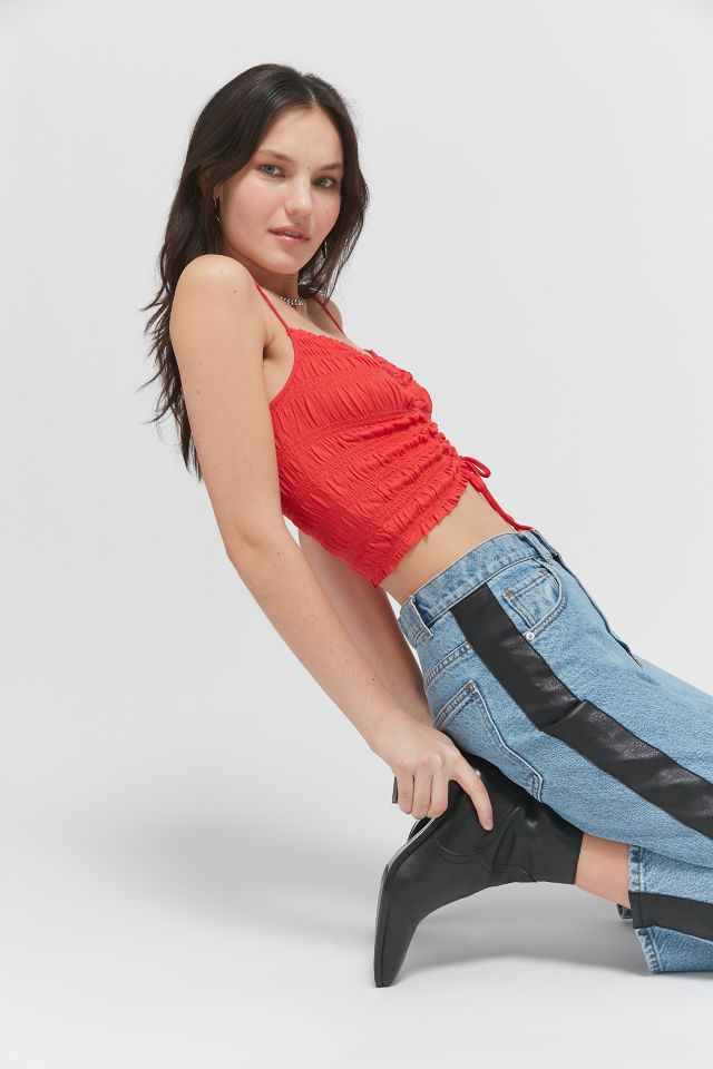 UO Sophie Ruched Cropped Cami #2