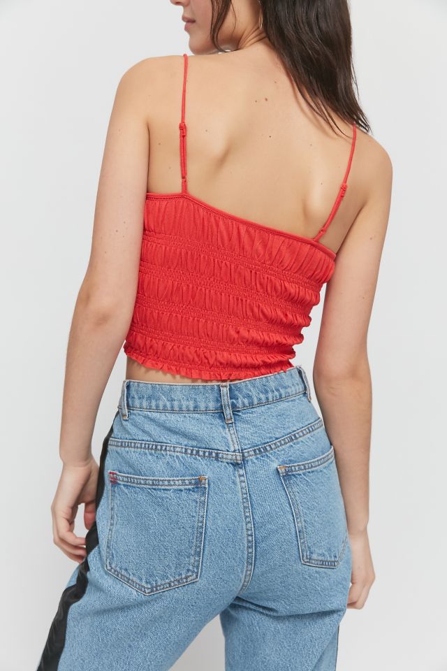 UO Sophie Ruched Cropped Cami #4