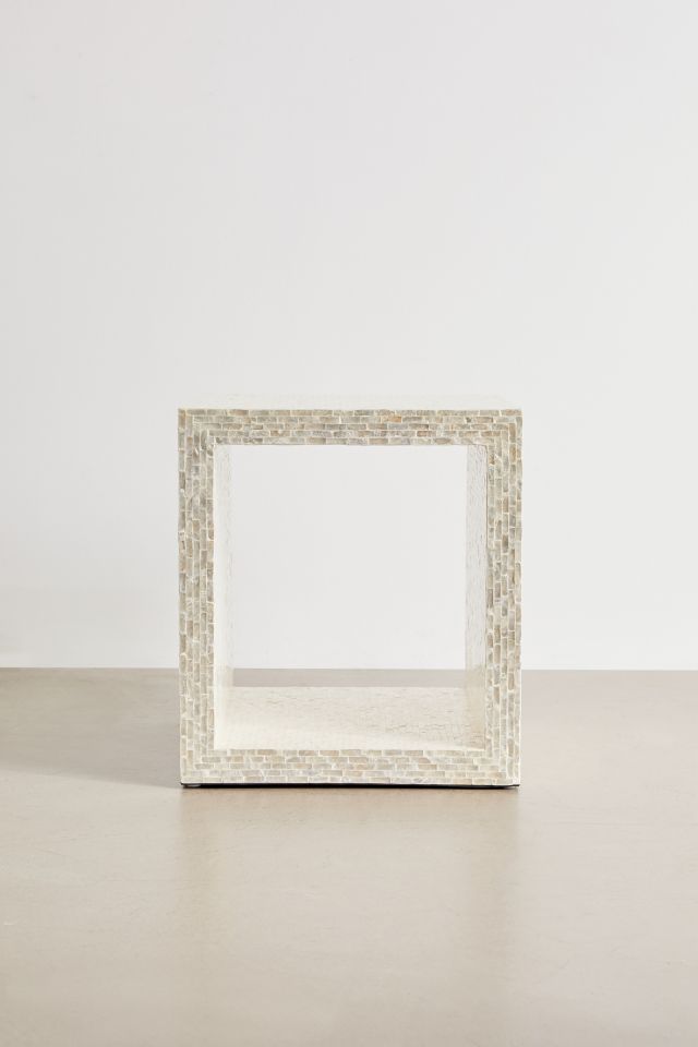 Capiz Cutout Side Table #1