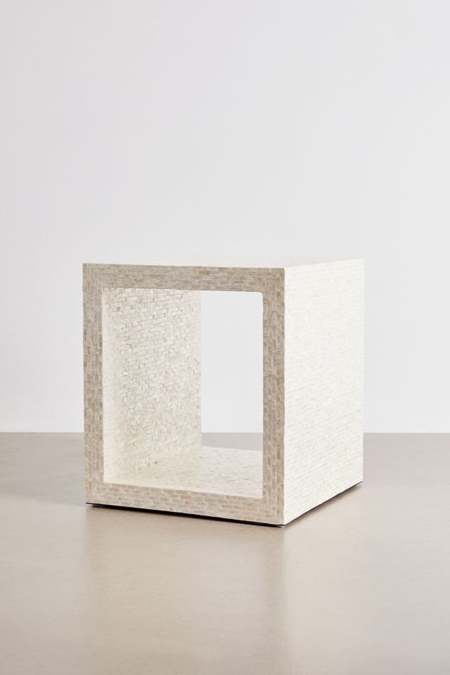 Capiz Cutout Side Table #2